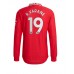 Cheap Manchester United Raphael Varane #19 Home Football Shirt 2022-23 Long Sleeve